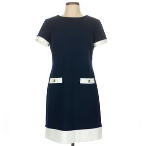 Tommy Hilfiger Women's Classic Scuba Crepe Two Pocket Dress Size 10